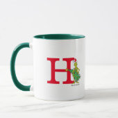 Classic Grinch | Naughty Monogram H Tasse (Links)