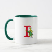 Classic Grinch | Naughty Monogram I Tasse (Links)