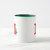 Classic Grinch | Naughty Monogram M Tasse (Zentrum)