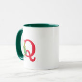 Classic Grinch | Naughty Monogram Q Tasse (Vorderseite Links)