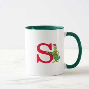 Classic Grinch Naughty Monogram S Tasse
