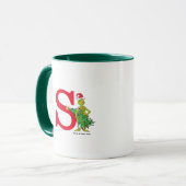 Classic Grinch | Naughty Monogram S Tasse (Vorderseite Links)
