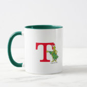 Classic Grinch | Naughty Monogram T Tasse (Links)