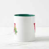 Classic Grinch | Naughty Monogram W Tasse (Zentrum)