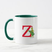 Classic Grinch | Naughty Monogram Z Tasse (Links)
