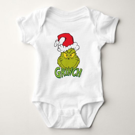 Classic Grinch | Naughty oder Nice Baby Strampler (Vorderseite)