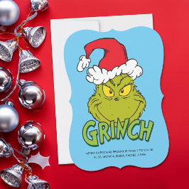Classic Grinch | Naughty oder Nice Feiertagskarte