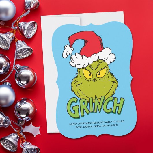 Classic Grinch | Naughty oder Nice Feiertagskarte
