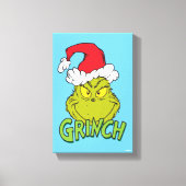 Classic Grinch | Naughty oder Nice Leinwanddruck (Vorderseite)
