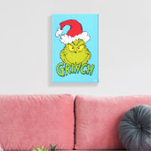 Classic Grinch | Naughty oder Nice Leinwanddruck (Insitu (Wohnzimmer))