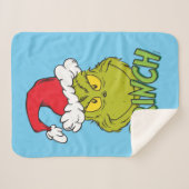 Classic Grinch | Naughty oder Nice Sherpadecke (Vorderseite (Horizontal))
