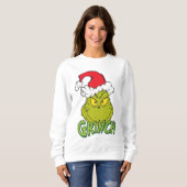 Classic Grinch | Naughty oder Nice Sweatshirt (Vorne ganz)