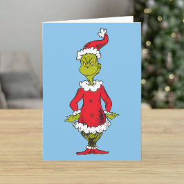 Classic Grinch | Santa Claus Feiertagskarte
