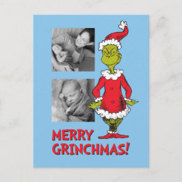 Classic Grinch | Santa Claus Feiertagspostkarte