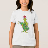 Classic Grinch | Übeltäter Tri-Blend Shirt (Vorderseite)