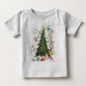 Classic Grinch | Weihnachtsbaum Baby T-shirt (Vorderseite)
