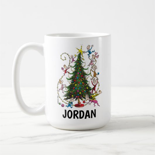 Classic Grinch | Weihnachtsbaum - Custom Kaffeetasse (Links)