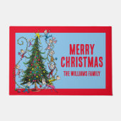 Classic Grinch | Weihnachtsbaum Fußmatte (Vorderseite)