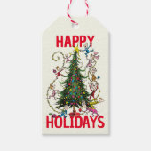 Classic Grinch | Weihnachtsbaum Geschenkanhänger (Vorderseite)