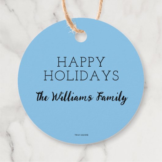 Classic Grinch | Weihnachtsbaum Geschenkanhänger (Rückseite)