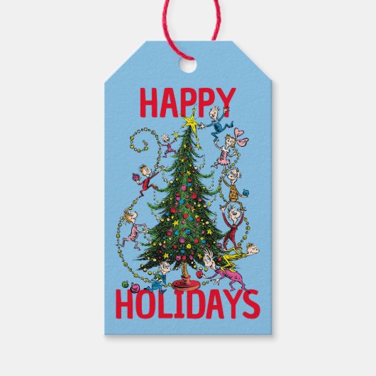 Classic Grinch | Weihnachtsbaum Geschenkanhänger (Vorderseite)