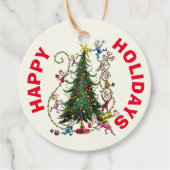 Classic Grinch | Weihnachtsbaum Geschenkanhänger (Vorderseite)