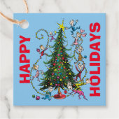 Classic Grinch | Weihnachtsbaum Geschenkanhänger (Vorderseite)