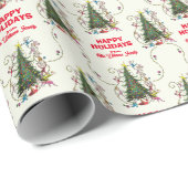 Classic Grinch | Weihnachtsbaum Geschenkpapier (Rolleneckpunkt)