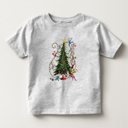 Classic Grinch | Weihnachtsbaum Kleinkind T-shirt (Vorderseite)