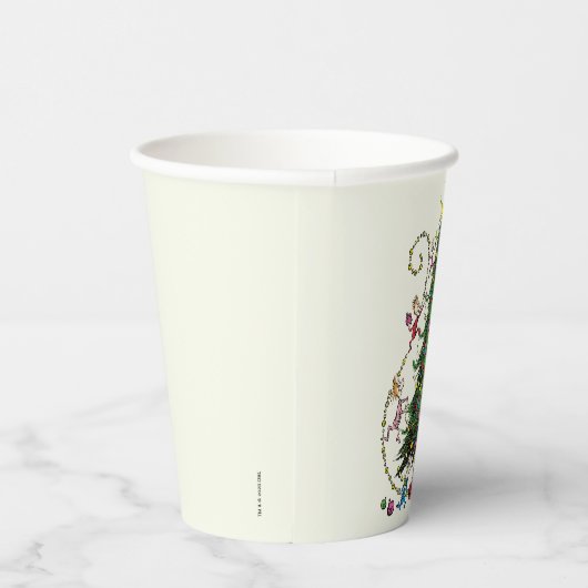 Classic Grinch | Weihnachtsbaum Pappbecher (Rechts)