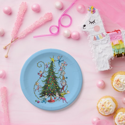 Classic Grinch | Weihnachtsbaum Pappteller (Party)