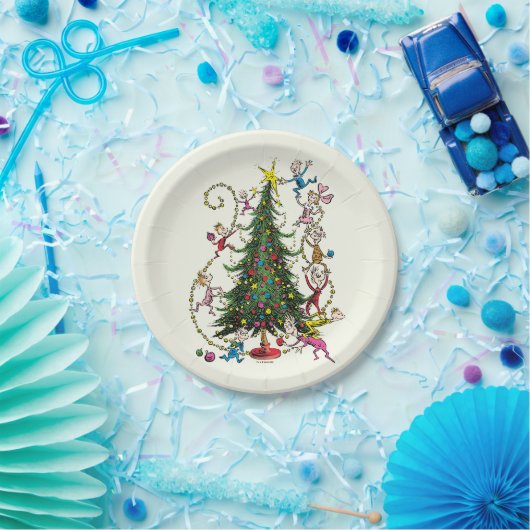 Classic Grinch | Weihnachtsbaum Pappteller (Party)