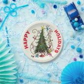 Classic Grinch | Weihnachtsbaum Pappteller (Party)