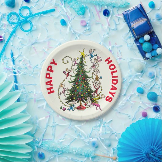 Classic Grinch | Weihnachtsbaum Pappteller (Party)