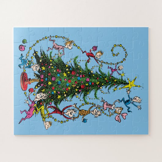 Classic Grinch | Weihnachtsbaum Puzzle (Horizontal)