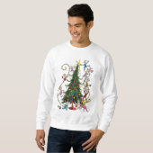 Classic Grinch | Weihnachtsbaum Sweatshirt (Vorne ganz)