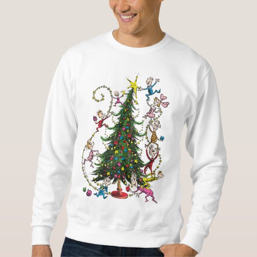 Classic Grinch | Weihnachtsbaum Sweatshirt (Vorderseite)