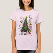 Classic Grinch | Weihnachtsbaum T-Shirt (Vorderseite)
