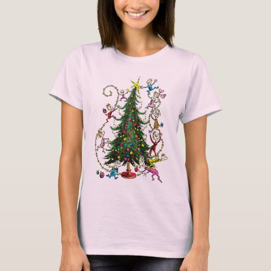 Classic Grinch | Weihnachtsbaum T-Shirt (Vorderseite)