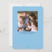 Classic Grinch | Weihnachtskranz Feiertagskarte (Rückseite)