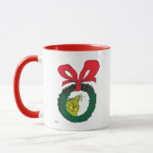 Classic Grinch | Weihnachtskranz Tasse (Links)