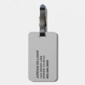 Classic Grinch | Wird funktionieren für wen Hash-Z Gepäckanhänger (Rückseite vertikal)