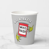 Classic Grinch | Wird funktionieren für wen Hash-Z Pappbecher (Vorderseite)