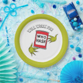 Classic Grinch | Wird funktionieren für wen Hash-Z Pappteller (Party)