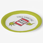 Classic Grinch | Wird funktionieren für wen Hash-Z Pappteller (Schrägansicht)