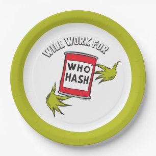 Classic Grinch   Wird funktionieren für wen Hash-Z Pappteller