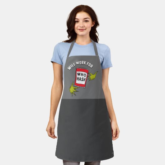 Classic Grinch | Wird funktionieren für wen Hash-Z Schürze (Getragen)