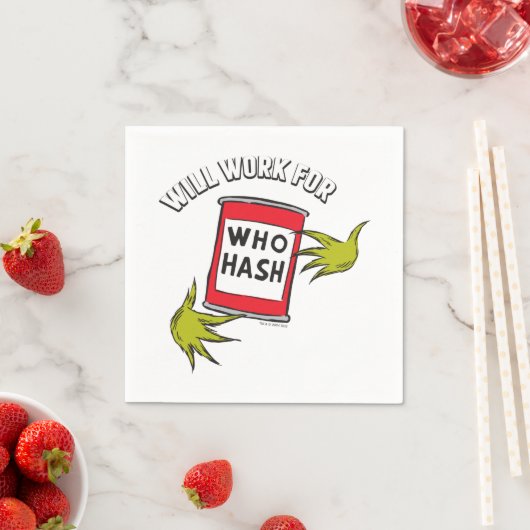 Classic Grinch | Wird funktionieren für wen Hash-Z Serviette (Beispiel)