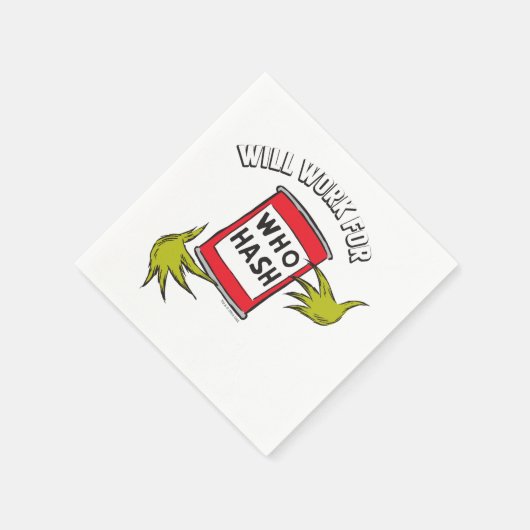 Classic Grinch | Wird funktionieren für wen Hash-Z Serviette (Ecke)