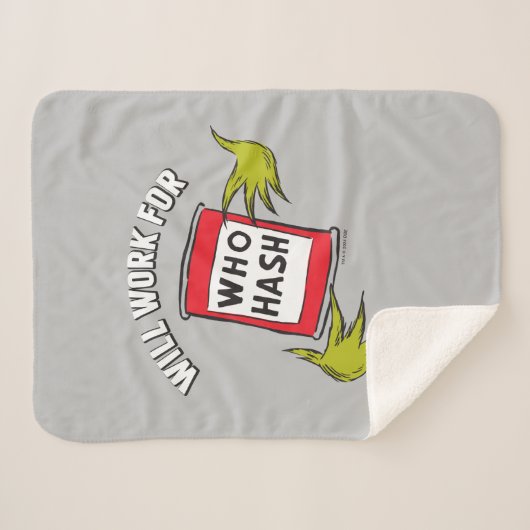 Classic Grinch | Wird funktionieren für wen Hash-Z Sherpadecke (Vorderseite (Horizontal))